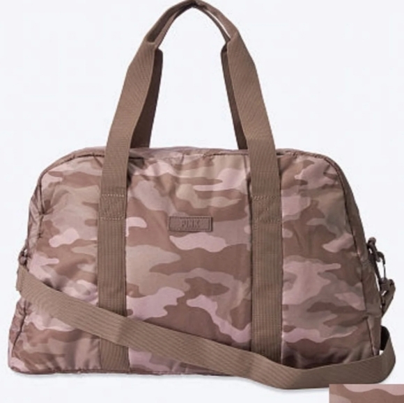 PINK Victoria's Secret Handbags - PINK VS Blush Camo Duffle Bag